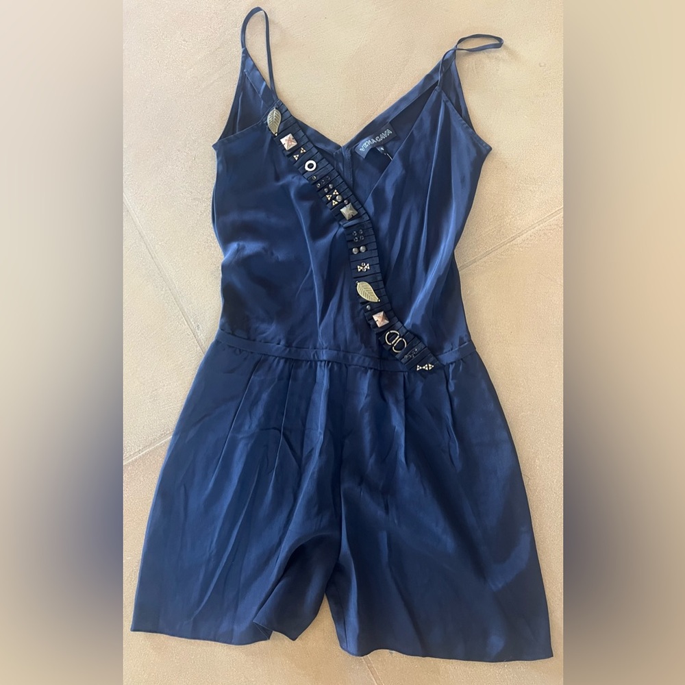 Vintage Vena Cava Silk Romper